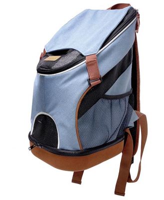 Ibiyaya Denim Fun Lightweight Pet Backpack - New and Improved