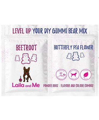 Laila & Me Beetroot & Butterfly Pea Duo Natural Colour for Gummies
