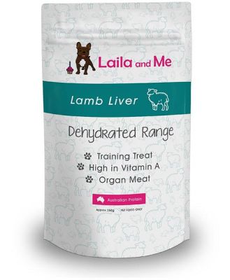 Laila & Me Dehydrated Australian Lamb Liver Cat & Dog Treats - 250g