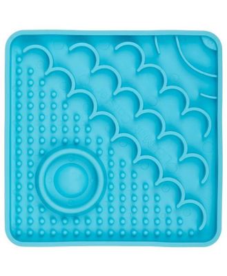 Lickimat Catster Slow Food Bowl Anti-Anxiety Mat for Cats - Turquoise