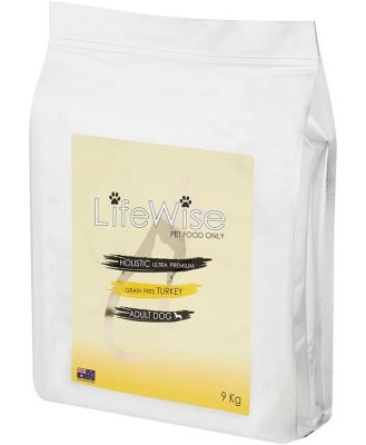 LifeWise Australia Dry Adult Dog Food Grain Free Turkey with Mixed Vegetables 9kg