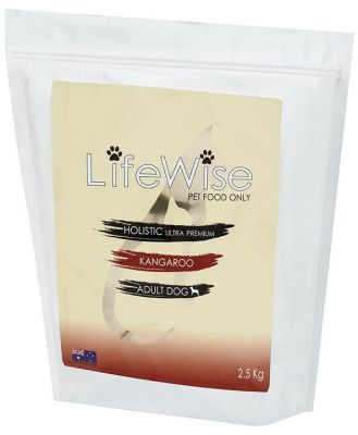 LifeWise Australia Dry Adult Dog Food Kangaroo with Lamb, Rice & Vegetables 2.5kg