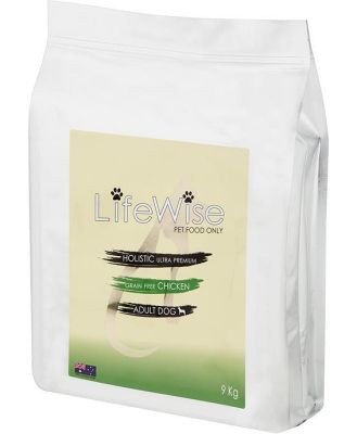 Lifewise Australia Dry Dog Food Grain Free Chicken with Turkey & Vegetables 9kg