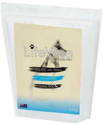 LifeWise Australia Dry Dog Food Ocean Fish with Lamb & Vegetables Small Bites 2.5kg