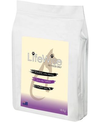 Lifewise Australia Grain Free Dry Puppy Food Turkey with Lamb & Vegetables Small Bites 18kg
