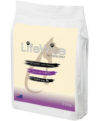 Lifewise Australia Grain Free Dry Puppy Food Turkey with Lamb & Vegetables Small Bites 9kg