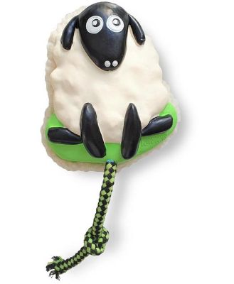 Max & Molly Squeaker Snuggles Dog Toy - Woody the Sheep