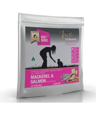 Meals for Meows Grain Free Mackerel & Salmon - Dry Cat Food - 2.5kg