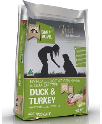 Meals for Mutts Gluten Free Duck & Turkey Dry Dog Food - 9kg