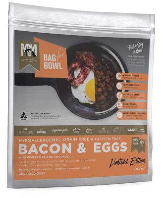 Meals for Mutts Limited Edition Bacon & Eggs Grain Free Dry Dog Food 2.5kg