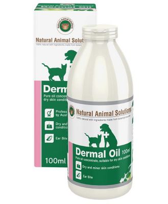 Natural Animal Solutions Dermal Oil for Cats & Dogs 100ml