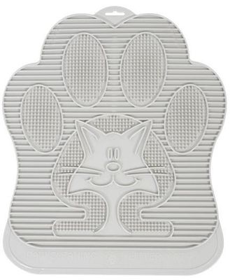 Omega Paw Litter Mat - Paw Shaped Washable Litter Trapping Pad