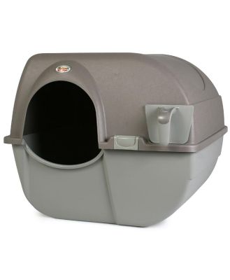 Omega Paw Roll n Clean Easy Clean Covered Cat Litter Box -