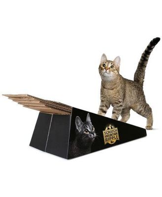 Omega Paw Scratch Mountain Ripple Board Cardboard Cat Scratcher