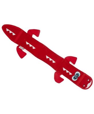 Outward Hound Fire Biterz Tough Red Dragon No Stuffing Squeaker Dog Toy - 3 squeaker
