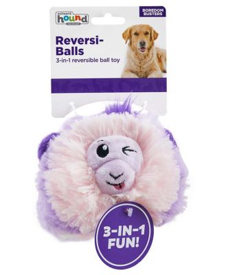Outward Hound Reversi-Balls 2-in1- Plush & Ball Dog Toy - Monkey