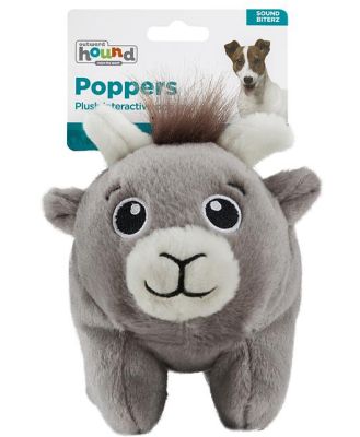 Outward Hound Tail Poppers Plush Extra Small Dog Toy - Goat