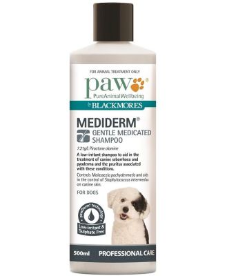 PAW by Blackmores MediDerm Gentle Medicated Shampoo for Dogs - 500ml