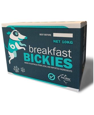 Petrite 4x2 Australian Breakfast Bickies Dog Biscuits - 10kg Bulk Box