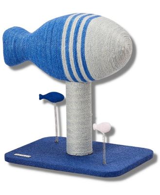 Petkit Sisal & Carpet Cat Scratch Post with Toys - Flying Fish