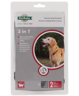 Petsafe 3-in-1 Anti-Pulling Dog Harness and Car Safety Restraint -