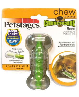 Petstages Crunchcore Crunchy Centre Chew Bone Dog Toy -