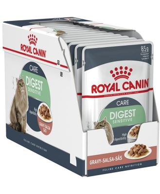Royal Canin Digest Sensitive Moist Cat Food x 12 Pouches
