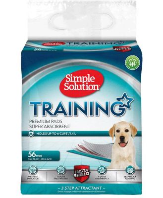 Simple Solution Super Absorbent Odour Neutralising Dog Training Pads - 56 Pads