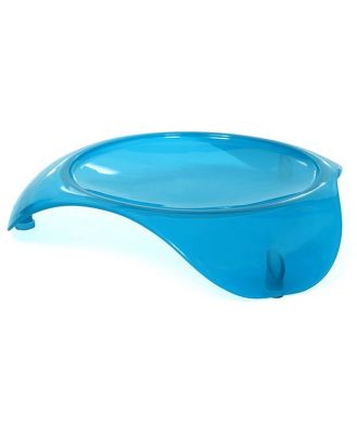 Shallow Blue Cat Food Dish by Smart Cat [Size: Large] [Colour: Blue]