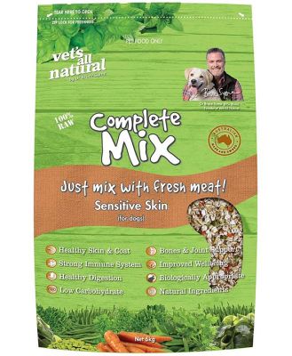 Vets All Natural Complete Mix Muesli for Fresh Meat for Dogs with Sensitive Skin - 5kg