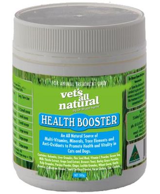 Vets All Natural Health Booster Natural Multivitamin Nutritional Supplement for Cats & Dogs - 500g