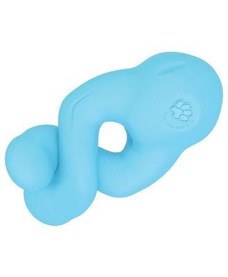 West Paw Tizzi Treat & Tug Toy for Tough Dogs - Large - Blue