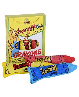Yeowww! Cat Toys with Pure American Catnip - Yeowww!-ola Crayon