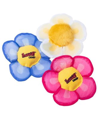 Yeowww! Daisy's Flower Top Cat Toys - Trio of Colours (Pack of 3)