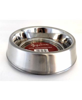 Ant-Free Stainless Steel Pet Food Bowl [Size: