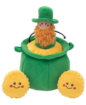 Zippy Paws Burrow Interactive Dog Toy - Pot of Gold