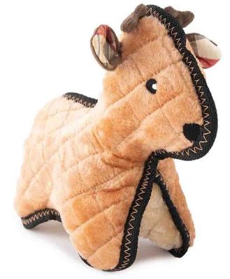Zippy Paws Holiday Grunterz Plush Z-Stitch Dog Toy - Reindeer