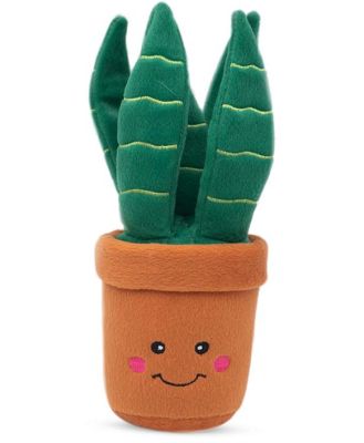 Zippy Paws Plush Squeaker Dog Toy - Snake Plant (Mother in Law's Tongue)