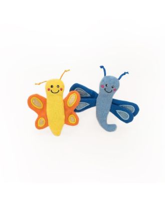 Zippy Paws ZippyClaws Cat Toy - Butterfly and Dragonfly 2-Pack