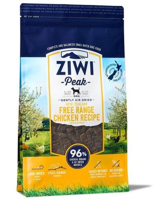 Ziwi Peak Air Dried Grain Free Dog Food 2.5kg Pouch - Free Range Chicken