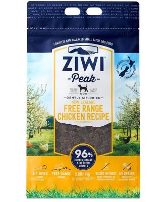 Ziwi Peak Air Dried Grain Free Dog Food 4kg Pouch - Free Range New Zealand Chicken