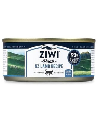 Ziwi Peak Moist Grain Free Cat Food - Free Range Lamb - 85g x 24 Cans
