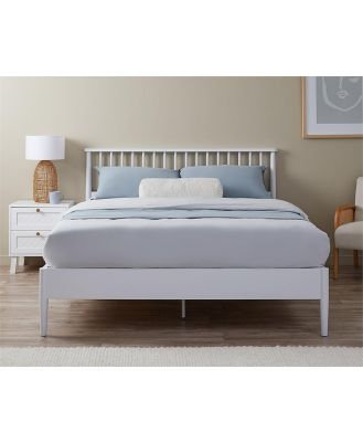 Napier Queen Bed - White