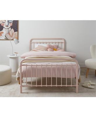 Sonata Bed - King Single - Pink