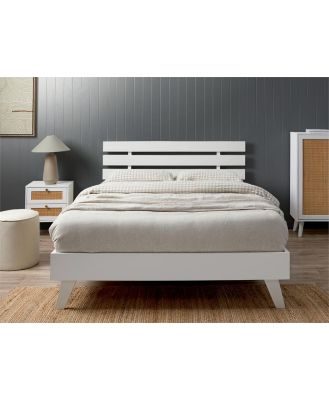Soren Queen Bed - White