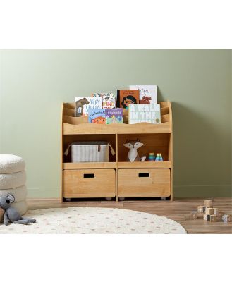 Theo Kids Bookshelf & Toy Drawer Organiser