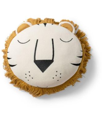 Lion Knitted Cushion