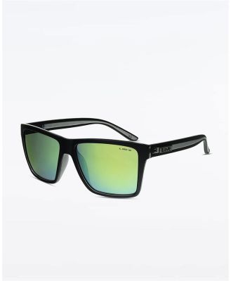 Bazza Mirror Polarised Matte Black Xtal Sunglasses