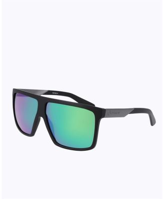Ultra Matte Black LUMALENS Green Ion Sunglasses