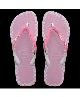 Havaianas Top Checkmate Pink / White. Size